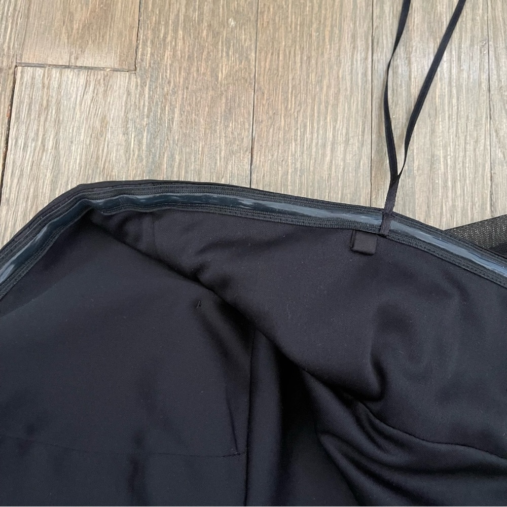 Js Collections Strapless Elegant Black Chiffon Co… - image 8